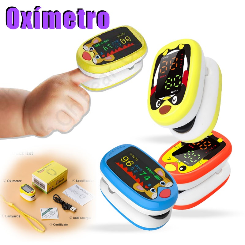 Oxímetro Infantil Com Detecção De Saturação/Monitor De Frequência ...