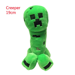 O Mais Novo Boneco Pelúcia Minecraft Brinquedo Steve Creeper Ovelha Axolote  Warden Bicho De Pelúcia