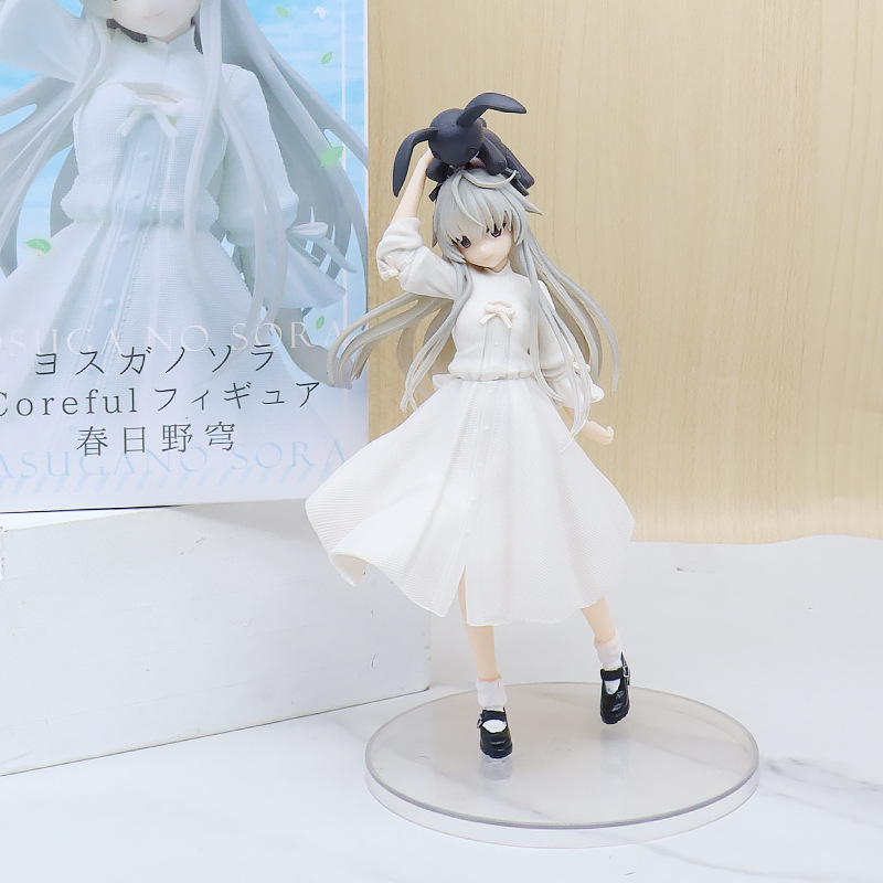 21cm Anime Yosuga no Sora Kasugano Figura Coelho Menina Figuras De Ação Em PVC Coleção De Modelos Brinquedos Doll Kids
