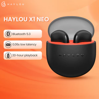 Haylou X1 Neo Earbuds Bluetooth5.3 Fones De Ouvido Tempo De Espera Curto Fone TWS Com Controle De Toque Da Bateria