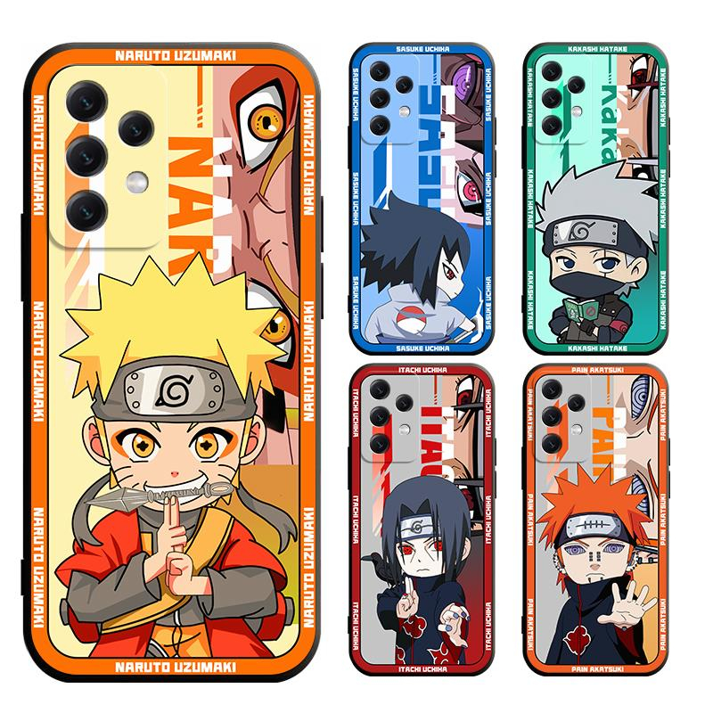 Capa Flexível Para samsung A13 A23 A33 A53 A73 A03 A04 A04S A52s A52 A72 A12 M12 5G Ace Saab naruto