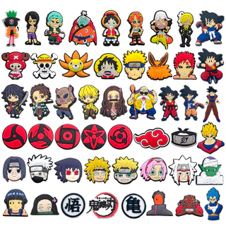 Hot Jibbitz 1pcs japan anime Crocs charms Cartoon Pin Sapato Acessórios Decorar Chinelos Sandálias Fivela Crianças Menino Presentes