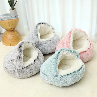 Cama Toca Iglu 3 em 1 para Cachorro e Gato Caminha Pet