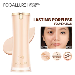 Focallure # Base PerfectBase Líquida Fosca Duradoura Sem Poros Invisíveis Cobertura Natural Para Controle De Oleosidade