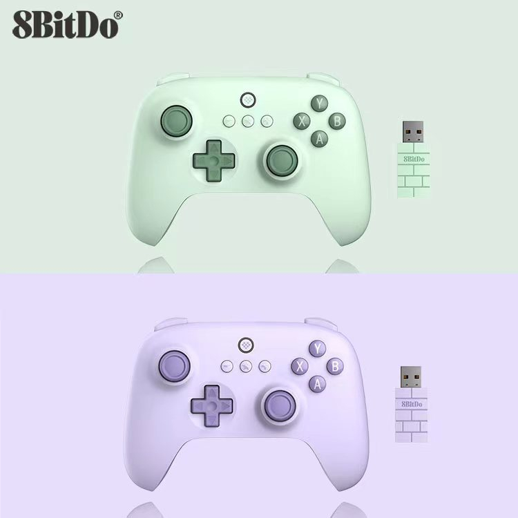 8BitDo Ultimate C 2.4G Controlador Sem Fio Bluetooth Gamepad Com Adaptador Compatível Para Windows Deck PC Android Raspberry Pi SteamOS Cabo De Jogo USB