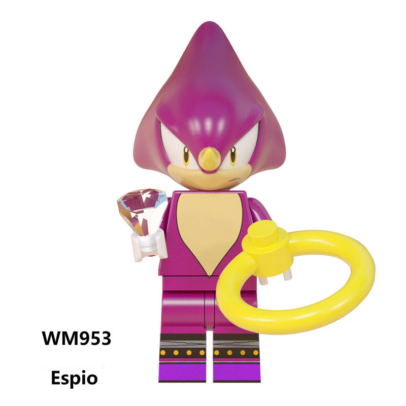 Sonic Minifigures Metal Tails Eggman Porco Espinho Blocos De Construção ...