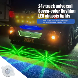 24V Led Piscando Chassi Lanterna Traseira Anti-Nevoeiro Luzes De Advertência De Freio De Estacionamento Para Carro Camin