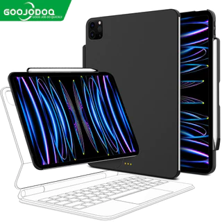 Goojodoq Caixa Magnética Para iPad Pro 11 Air 4 5 12.9 6 5 4 3a Geração Compatível Com Porta-Lápis