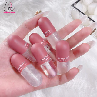 Novo Produto-Lip Gloss Cápsula Para Óleo Brilhante Transparente Hidratante Para Lábios / Lábio Batom Líquido Óleo