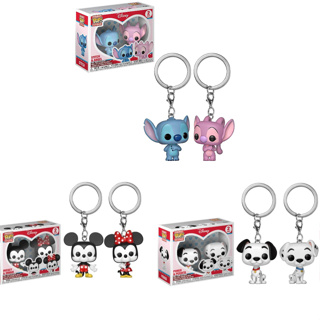 Funko Pop ! Chaveiro Disney Stitch Mickey Mouse 101 Dalmatians Ação Figura Brinquedos Modelo Bonecos