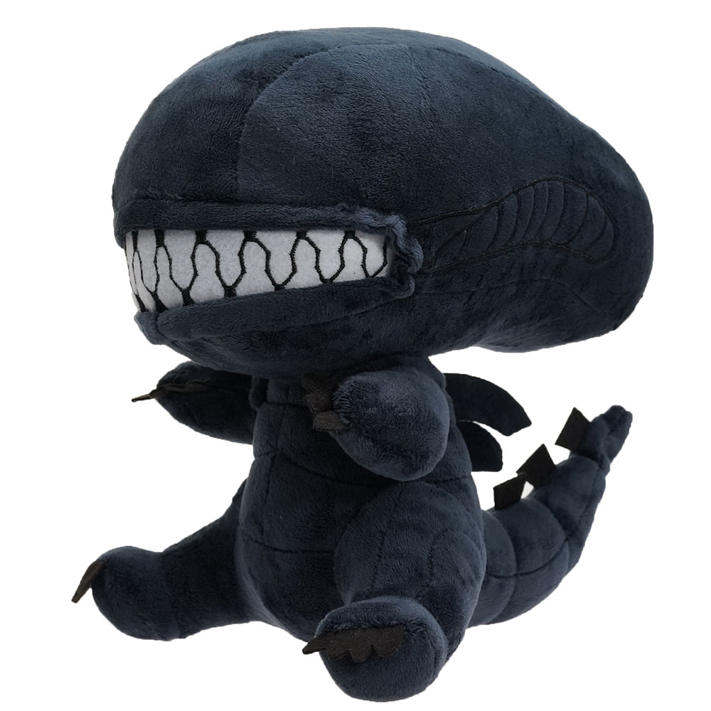 22cm Alienígena Xenomorph Predalien Monstro Preto Recheado Sofá De Pelúcia Decorativo Bonecos Cartoon Brinquedos Kawaii Kids Birthday Gift