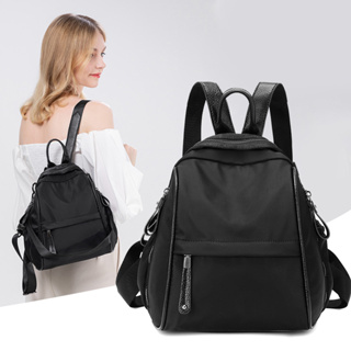 Mochila De Lazer Feminina Mochilas Pretas Bolsas Femininas Casuais À Prova D
