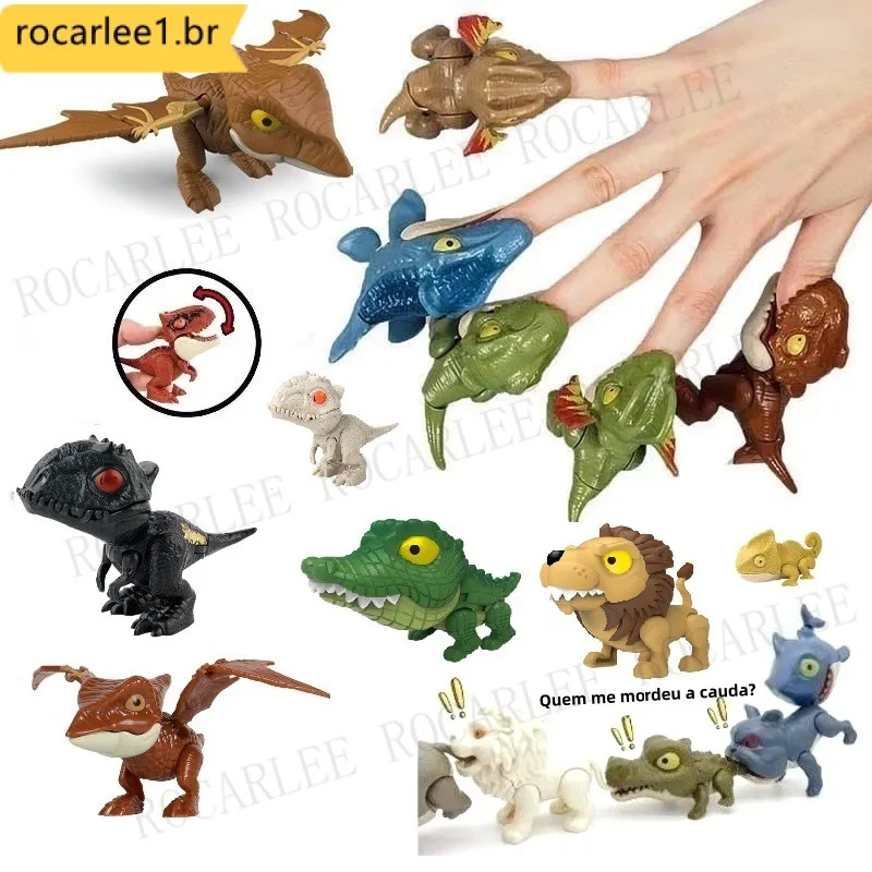 Dinossauros De Dedo RR , Simulação Modelo Móvel De Brinquedo Comum ...