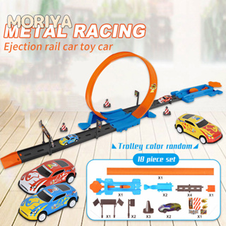 Pista Com Carrinhos de Corrida Racing Set Diy