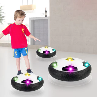 Bola Flutuante Mini Hover Ball Macia Com Luz Futebol Em casa