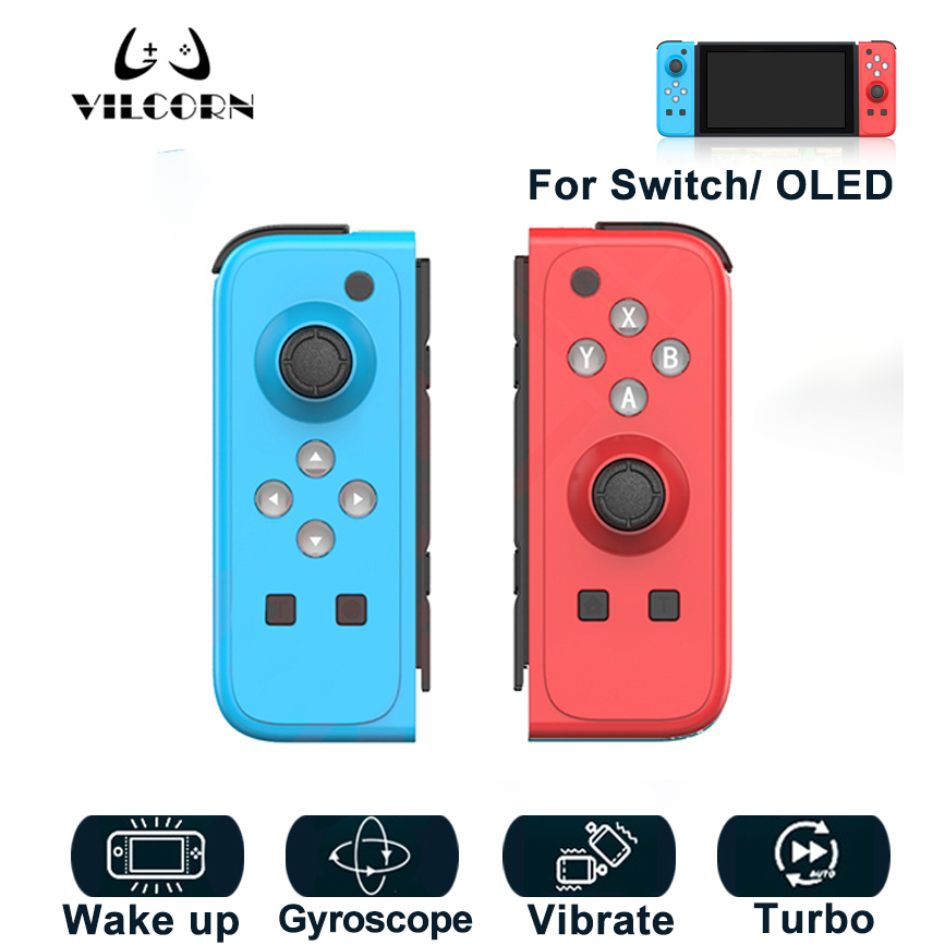 VILCORN Sem fio Joy Con Nintendo Switch controle com 6 Axis Gyroscope