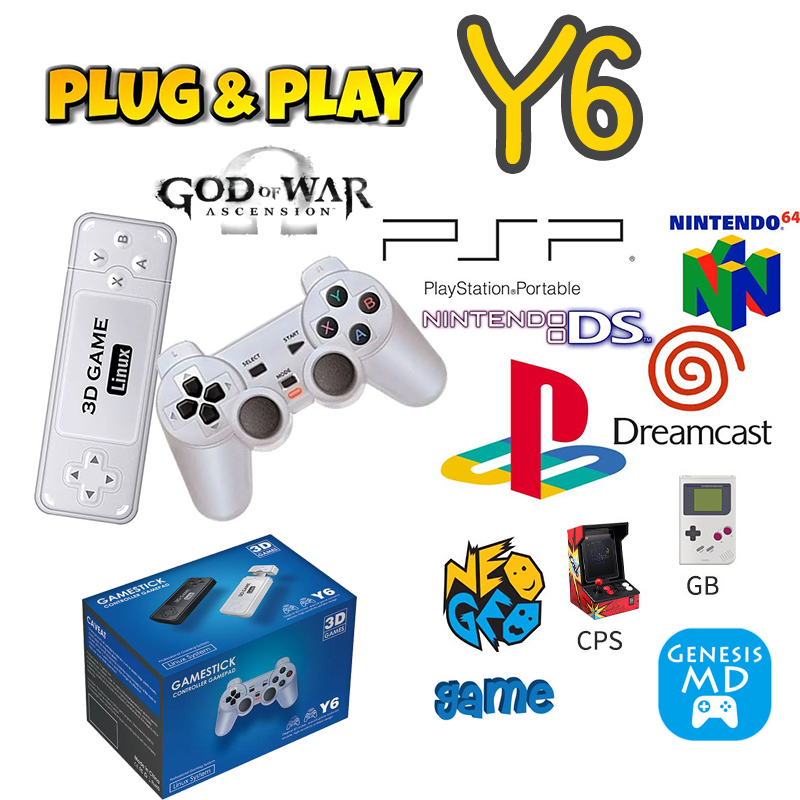 Buy DKD GD10 Retro Game Stick Retro Video Game Mini 4K HD Gaming Console  30000 Classic Games for N64 Neogeo PS1 MAME Arcade Online at Best Prices in  India - JioMart.