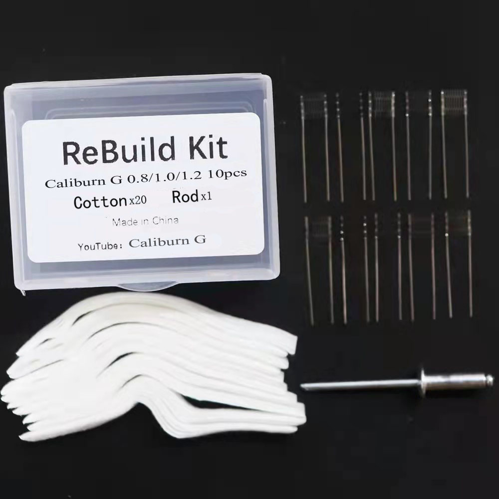 Algodão 20PCS Ferramentas De Bricolagem Kit De Reconstrução Resistência Da Bobina De Malha 0,6-1,2ohm 10PCS Para Filme Nautilus AVP