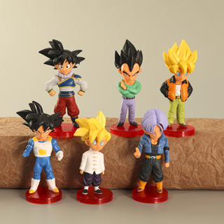 12pcs Dragon Ball Kakarotto Action Figures Hitto Beerus Burdock Anime  bonecos colecionáveis Vegeta Filho Goku Kids Toys