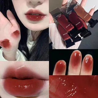 Mucuna Mirror Light Lip Glaze Long Lasting Not Easy To Fade Film Lama Labial Transparente De Gelo 4,5g em Oferta na Shopee