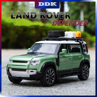 DDK 1 : 32 LAND ROVER DEFENDER Escala De Metal Diecast Modelo Liga Carro De Brinquedo Som E Pull Back Truck Coleção Veículo Aniversário Presentes Para Crianças Meninos Brincam De Amigos Presente