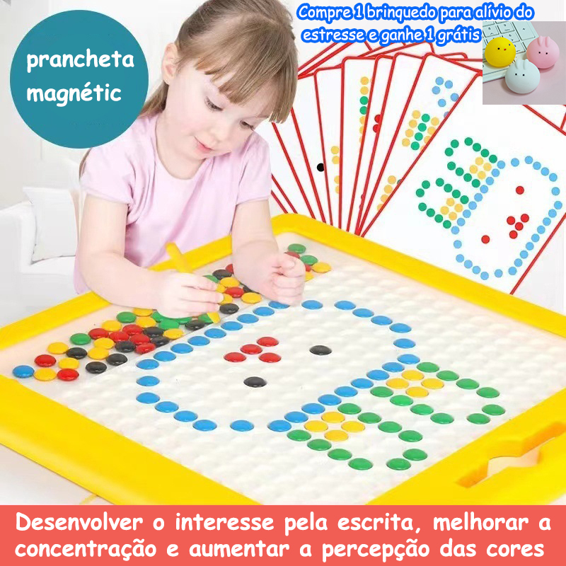 Compre Montessori brinquedos grânulo brinquedos jogo de quebra-cabeça para  crianças educação infantil presente