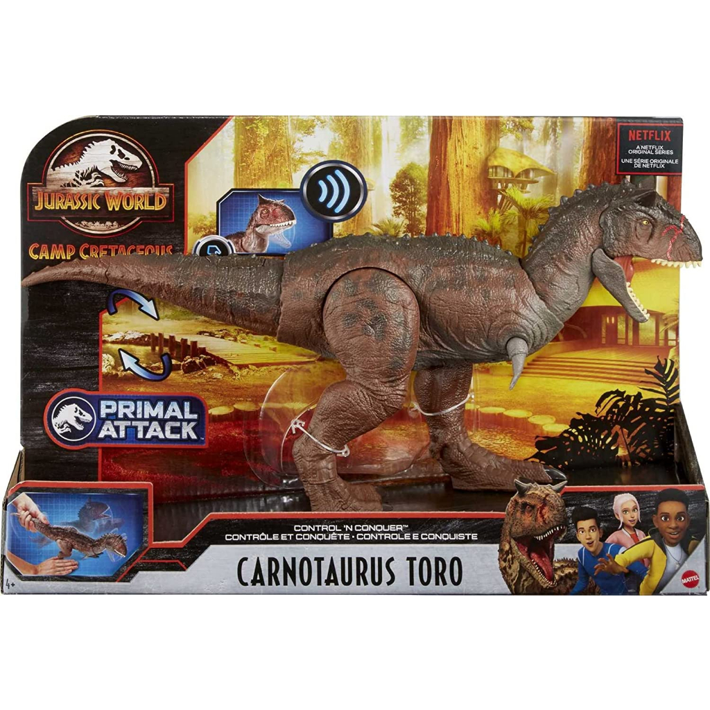 Jurassic World Camp Controle Cretáceo N Conquer Carnotaurus Toro Dinosaur Action Figure GNL07