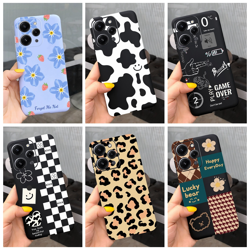 Xiaomi Redmi 12 2023 Lovely Printing Jelly Caixa De Silicone Macia TPU Redmi12 4G