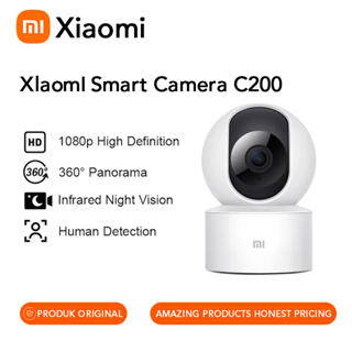 Câmera Inteligente Xiaomi C200 De Segurança Doméstica Baby Monitor 1080P 360 ° Panorâmica IP