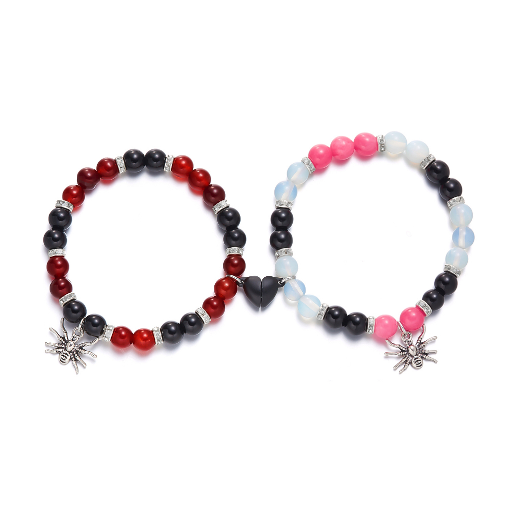 Gwen E Miles | Homem Aranha Menina Eu Quem Pulseiras Magnéticas De Casal Por Amor , Kat Beaded Bracelet