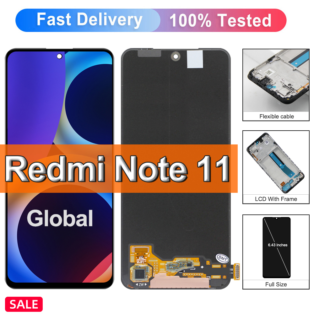 Smartphone Xiaomi Redmi Note 11, 128GB, Tela 6.43, Câmeras  50MP+8MP+2MP+2MP, Cinza, CX332CIN