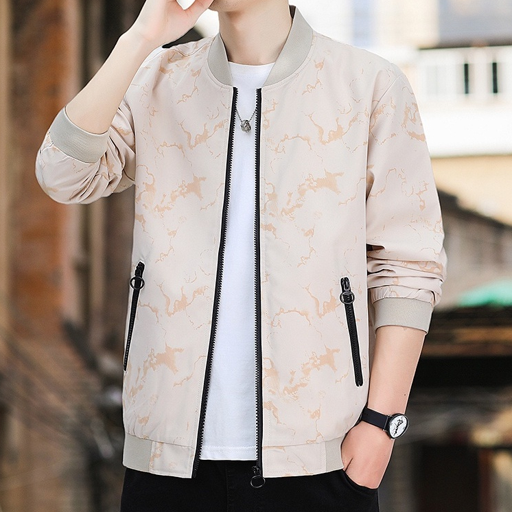 Jaqueta masculina outono e inverno alta qualidade impressos casaco M-5XL