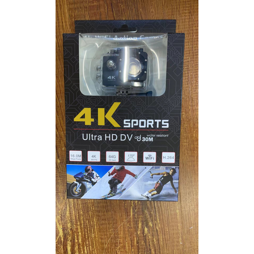 Dive Camera 4K Ultra HD Mini Sport 2.0 Wifi Sport Underwater Waterproof Helmet Remote