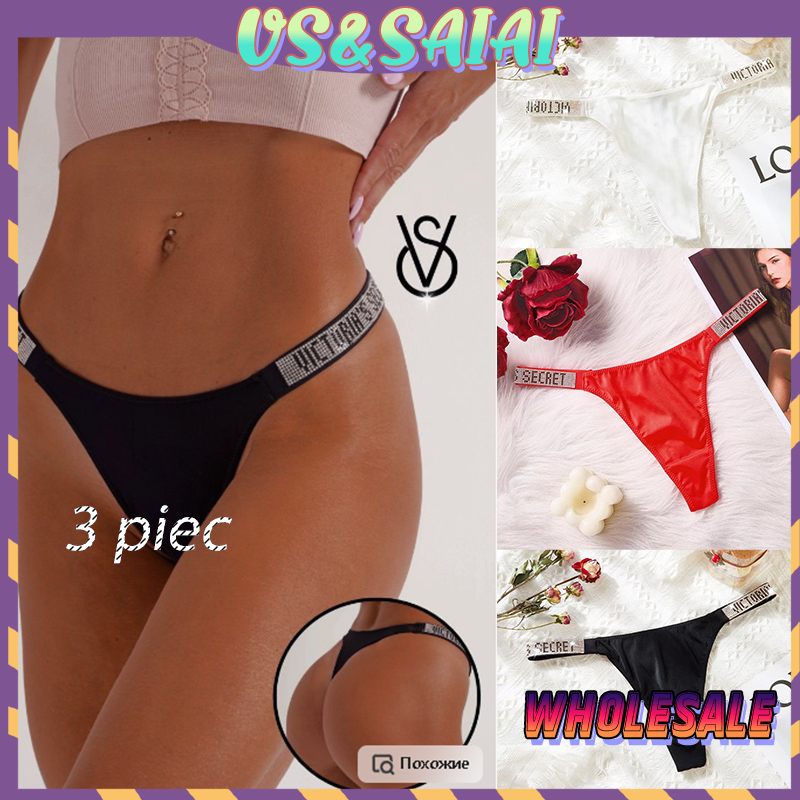 Victoria Secret Biquini Rhinestone Conjunto De Soutiens Ajustáveis Roupas  Íntimas Sexy Brilhante Respirável.quente