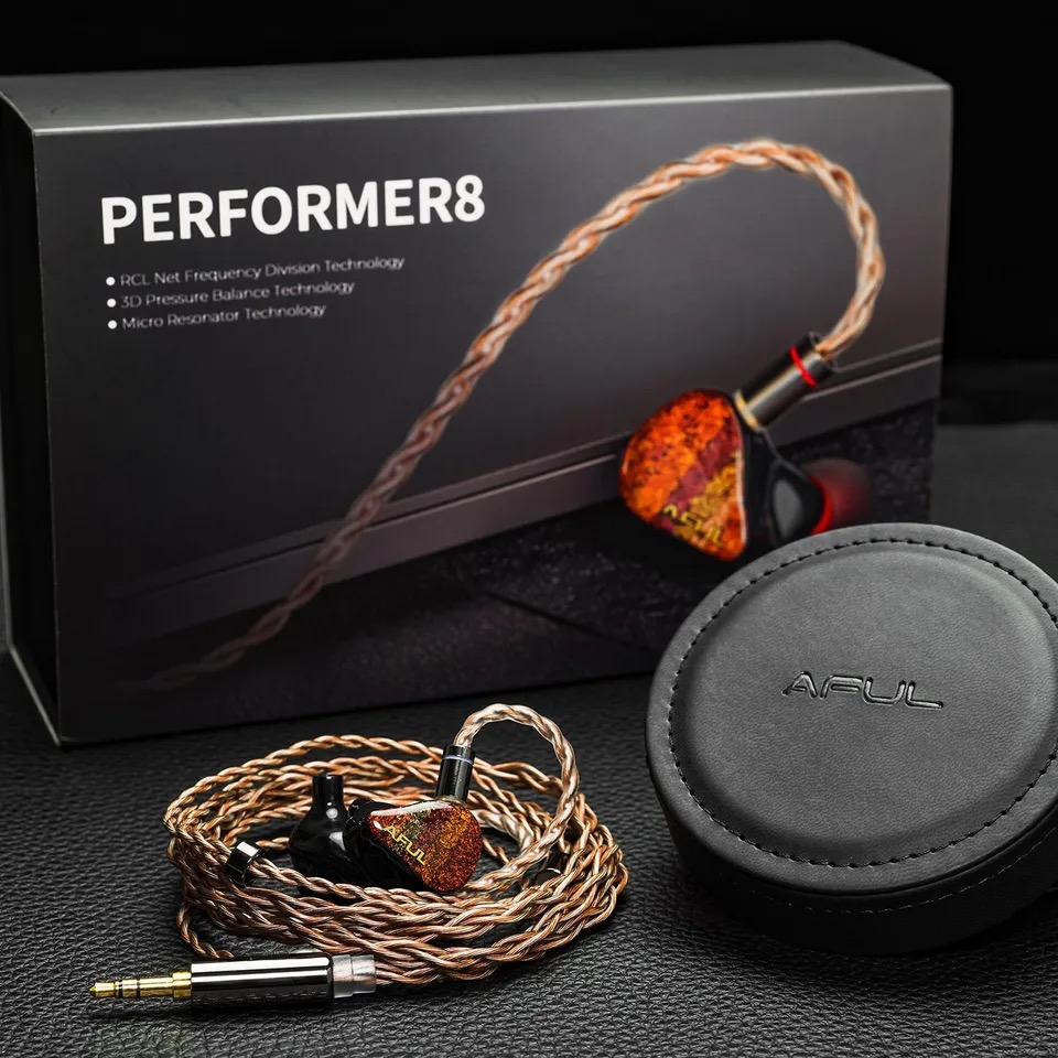 AFUL Performer8/Performer 8 1DD + 7BA Híbrido IEMs Fones De Ouvido