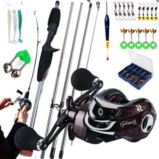 Sougayilang 1.8M Vara De Pesca Com Conjunto De Carretel De 18 + 1BB 7.2 : 1 Max Drag 10kg
