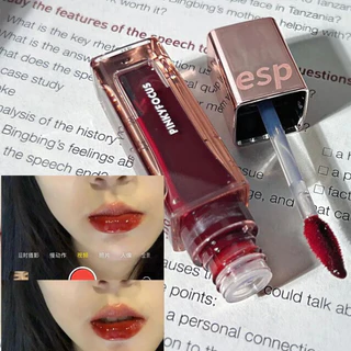 Batom Translúcido Espelho Lip Glaze Hidratante Duradouro Não Fácil De Colar Copo Brilho Labial Branco Liso