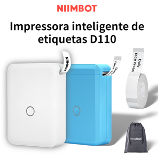 NIIMBOT D110 Impressora Térmica de Etiquetas com Conexão Bluetooth e sem Tinta