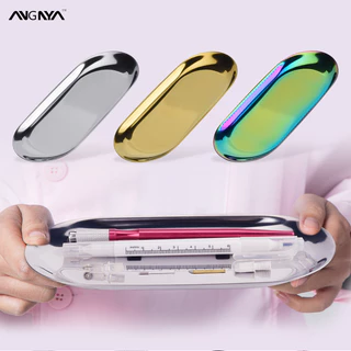 Bandeja De Armazenamento Em Aço Inoxidável Forma De Rim Esterilizada Recipiente De Frutas Sancks Jóias Placa De Exibição Maquiagem Tattoo Acessório