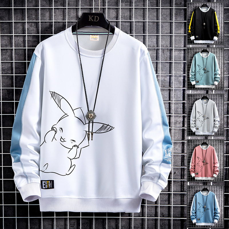 2021 nova camisa de manga curta dos desenhos animados da camisa de fundo do  preto solto do verão do pokemon pikachu - AliExpress