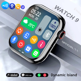 2023 Novo Relógio Original 9 Smart Watch Men Bluetooth Chamada De Temperatura Corporal NFC AMOLED Fitness Apple 8 Series Smartwatch Para Android