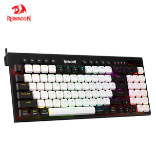 REDRAGON Sion K653 Pro RGB Suporta Bluetooth 5.0 Sem Fio USB 2.4G 3 Modo Slim Teclado De Jogo Mecânico 94 Teclas Para PC Compute