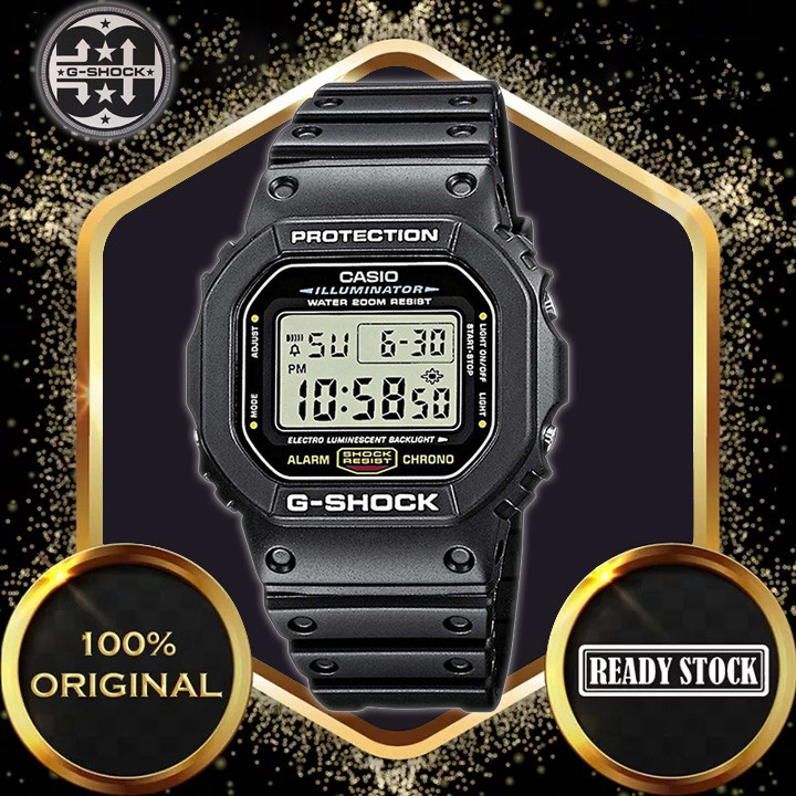 (2 Anos De Garantia) Cássio G-SH0CK relógio digital masculino militar do exército de pulso à prova dwaterproof água esportes relógios de quartzo dw-5600e-1v