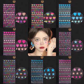 【 8 Styles 】 Cute Love Beautiful Girl 3d Drip Stickers Adesivos Para Telefone Celular Decorativos Menina Maquiagem