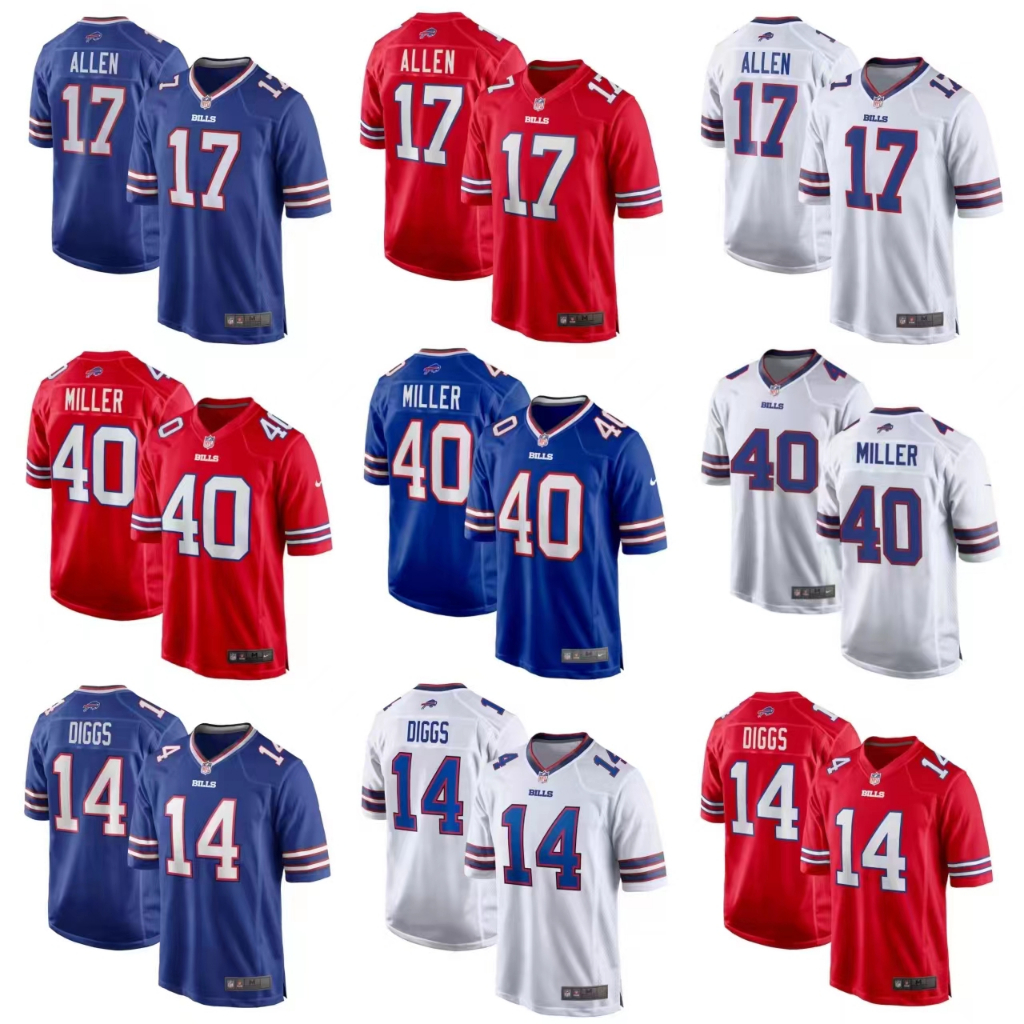 Allen-NFL shop, Diggs-DHGate, both youth jerseys. : r/buffalobills