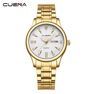 Relógios De Casal CUENA Para Mulheres Marca original Da Moda Estilo Simples Modelos Exclusivos De Quartzo À Prova D