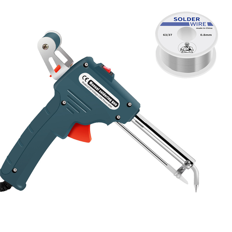 Automaticamente Saldatore Di Ferro Pistola Di Saldatura Nuovo Multi-Funzione Tenuto In Mano Riscaldamento Interno Invia Stagno Strumento Di Riparazione Di Saldatura 220 V/110 V 60 W - Foto 9