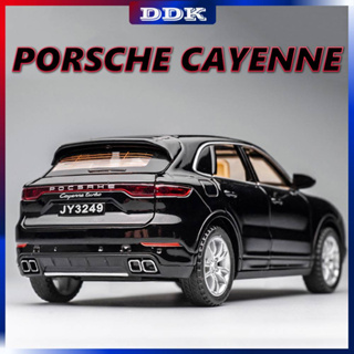 DDK 1 : 32 PORSCHE CAYENNE Diecast Modelo De Carro De Brinquedo Metal Sound & Light Pull Back Truck Collection Presentes De Veículo Para Crianças Meninos Jogos Infantis Amigos Aniversário Presente
