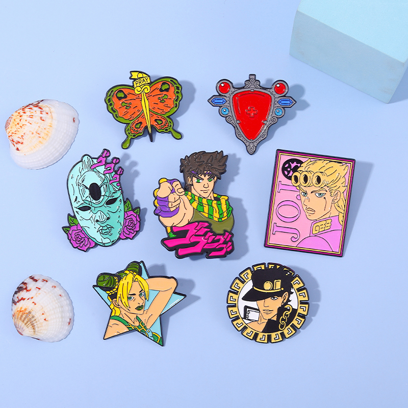 jojo-bizarre-pins-esmalte-aventura-ainime-broche-jotaro-lapela-crach-s