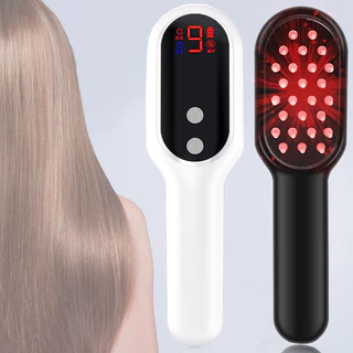 Pente De Crescimento De Cabelo Elétrico A Laser Infravermelho Estilo Anti-Queda Escova De Tratamento Com Luz Vermelha